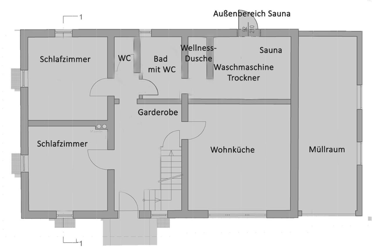 Ferienwohnung Sonne Itter Exterior foto